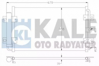KALE OTO RADYATOR 342985 -  Конденсатор, кондиционер